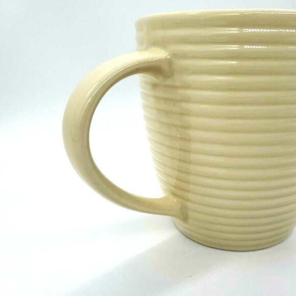 The Old Pottery Company "everything gets better with Coffee" Ribbed Coffee Mug - Picture 10 of 12